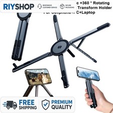 Magnetic Phone Holder 3-in-1 Selfie Stick Foldable Tripod Stand for iPhone iPad