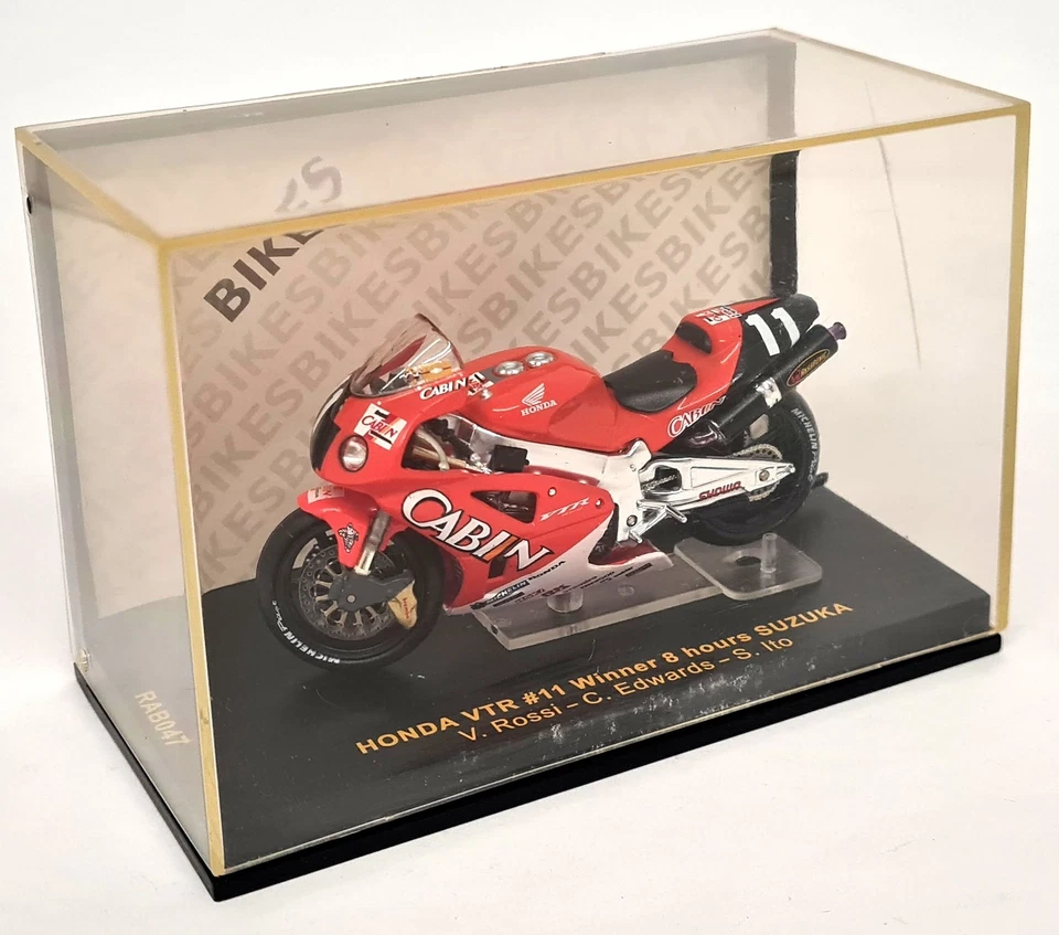 Ixo 1/24 Honda VTR #11 победитель 8H Suzuka V. Rossi, C. Edwards, S. Ito модель велосипеда - Изображение 2 из 4