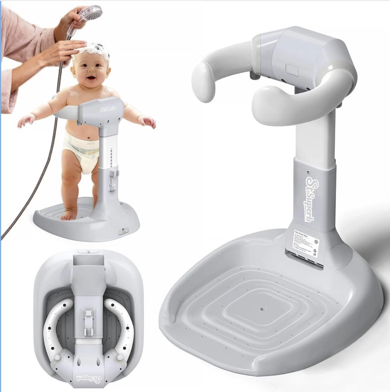 Adjustable & foldable Baby Shower Stand