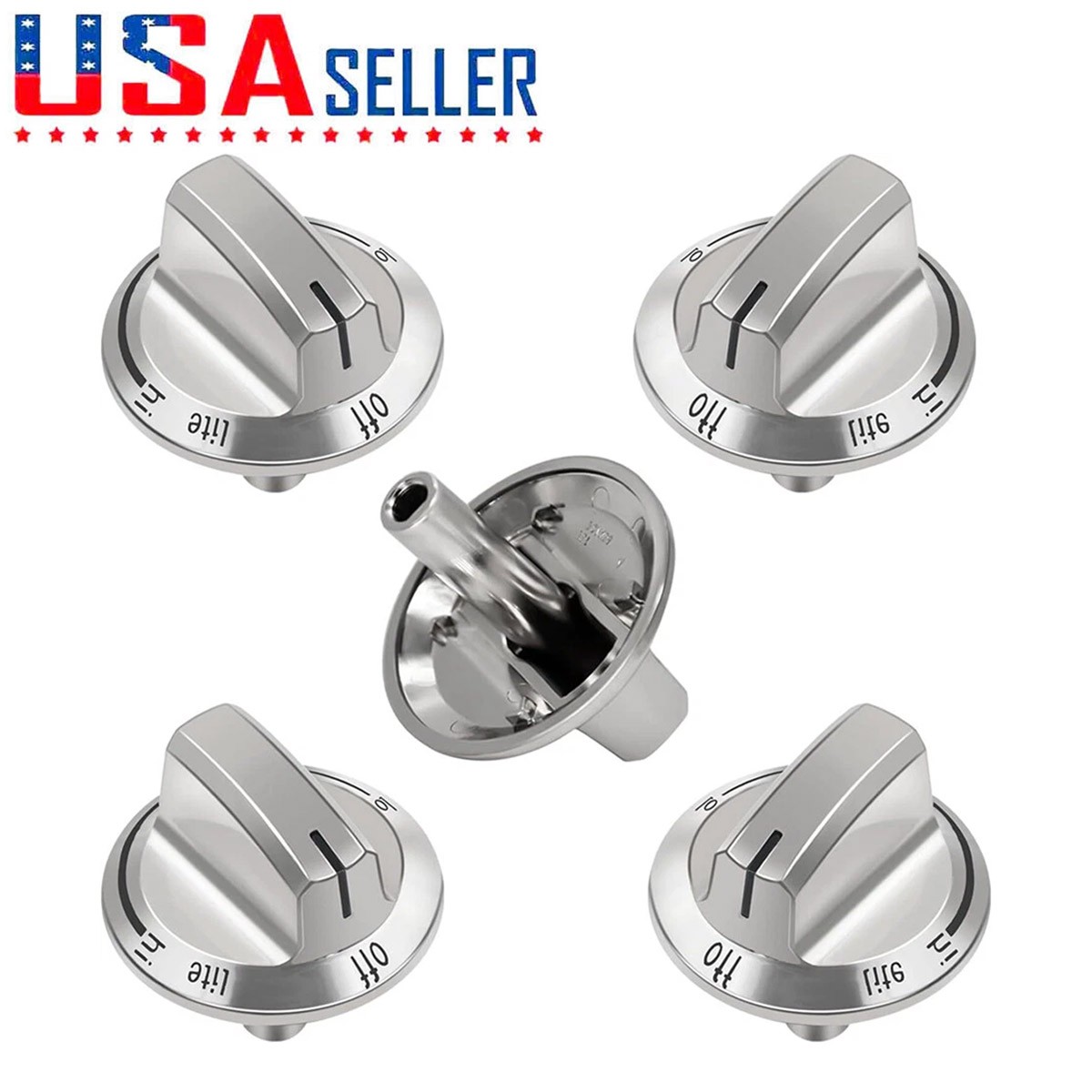 2~8 Pcs Stove Knobs For Frigidaire Range Cooktop Knob 5304525746 5304504839