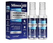 5 Minoxidil for Men  Women Hair Growth Minoxidil Spray 1 oz Pack of 2