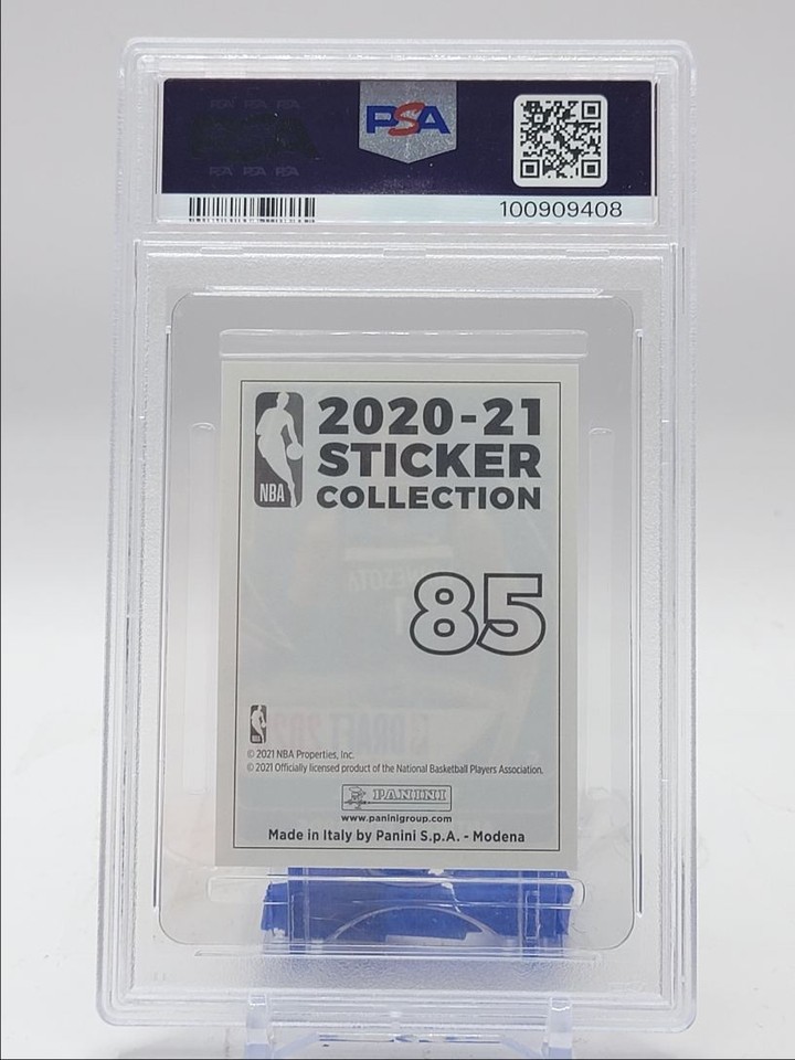 ANTHONY EDWARDS 2020-21 PANINI STICKERS DRAFT EUROPEAN POP 4 PSA 10 ...