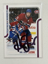 2011-12 Score Hal Gill #258 Auto Autograph Signed Montreal Canadiens
