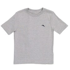 Tommy Bahama Short Sleeve Embordered Logo Gray Shirt Boy Size S