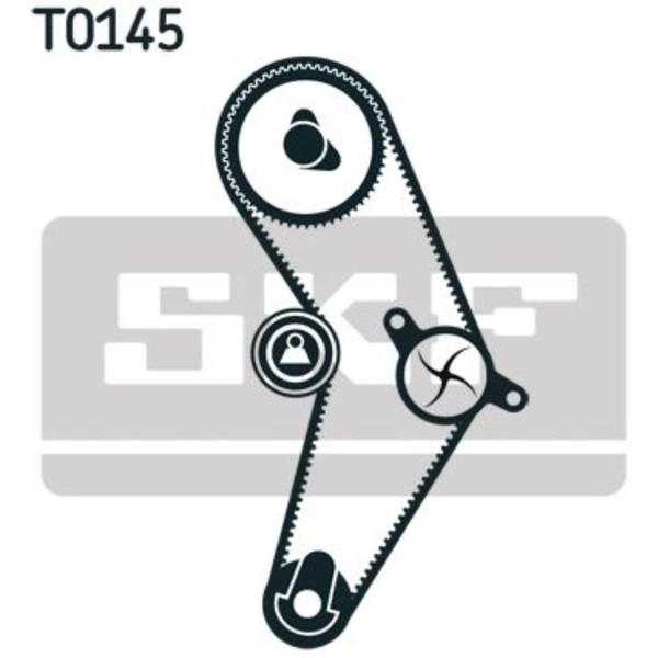 SKF Wasserpumpe + Zahnriemensatz FüR Fiat 500 312_ Grande Punto 199_ 199-image