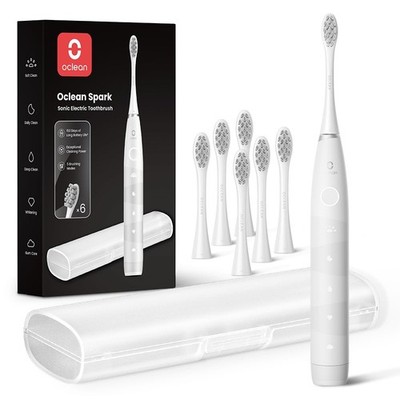Oclean Electric Toothbrush for Adults, 150 Days 1 Count (Pack of 1), White 