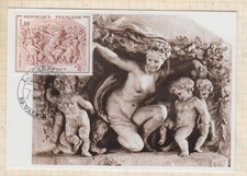 26G638 CARTES MAXIMUM   1970 LE TRIOMPHE DE FLORE SCULPTURE DE CARPEAUX