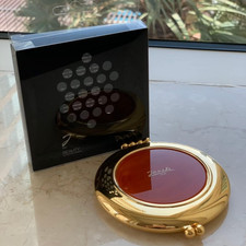 Jäneke Specchio Da Borsetta Rotondo (Colore Oro/Tartaruga)