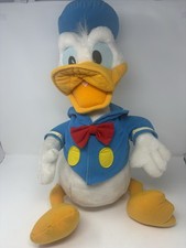 NWT defects Vintage Jumbo Disney Disneyland Plush Donald Duck 25  