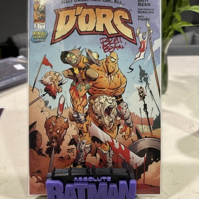 SIGNED D'ORC #2 Invincible Variant Brett Bean!W/ COA