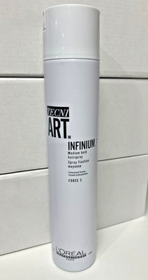 L'oreal Tecni Art Infinium 3, Medium Hold Hairspray Force 3, 10.2Oz, NEW LAST 1
