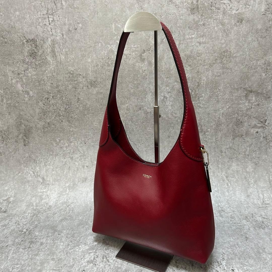 COACH Brooklyn Shoulder Bag CU068 Red Outlet Japan | eBay