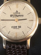 Gold Lorus Watch