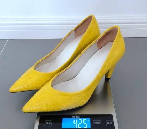Damen-Pumps hoher Absatz spitz zulaufend Schlangenledermuster formell Büro - Bild 17 von 17