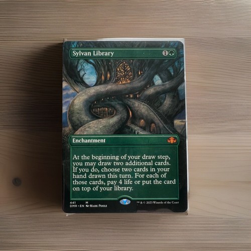 MTG / SYLVAN LIBRARY / DMR / #441 / Regular (Borderless) / Mythic / NM
