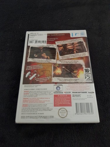 Nintendo Wii Tenchu Shadow Assassins FAH neuf sous blister - Picture 2 of 2