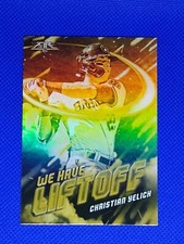 2021 Topps Fire Gold Minted Insert Christian Yelich #WHL-10 We Have Liftoff