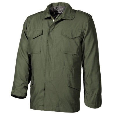MFH US M65  Feldjacke mit Steppfutter Herren Windjacke Warm Lässig OD Green