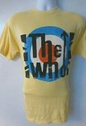 The Who rock band t shirt new with tags Yellow w bullseye various sizes