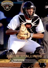 2014 Bradenton Marauders Grandstand #29 Jacob Stallings Brentwood Tennessee Card