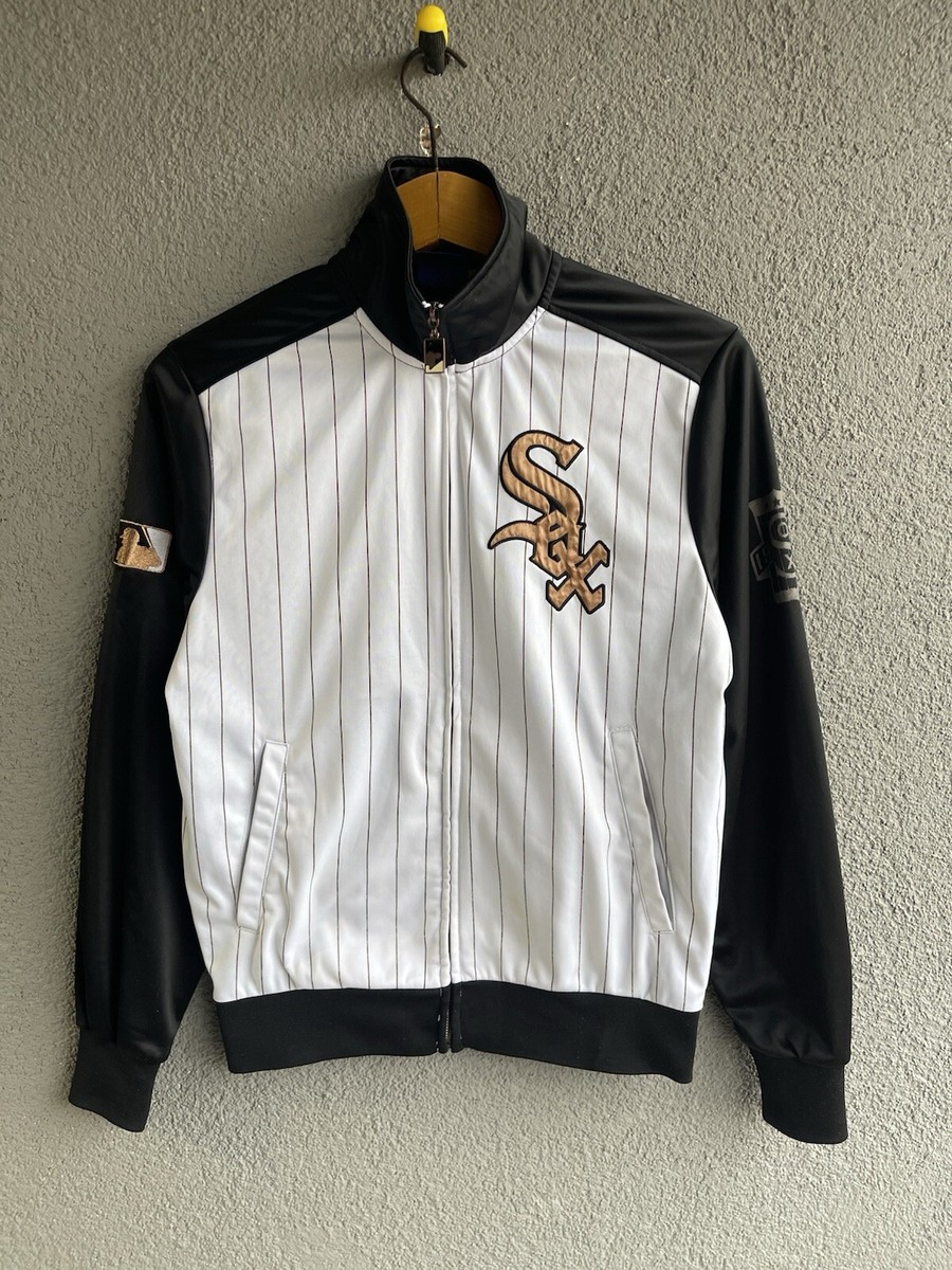 Majestic Chicago White Sox XL フルジップジャケット Chicago White Sox Majestic Vintage MLB Jacket Authentic