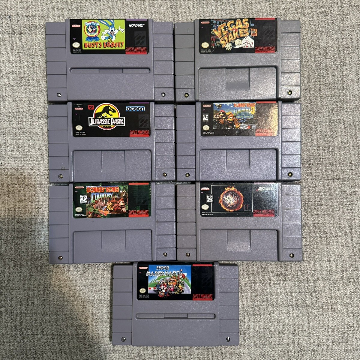 SNES Games Super Nintendo Games Super Mario Kart Donkey Kong