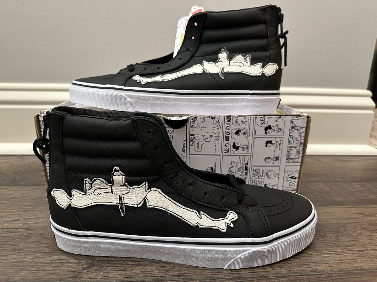 PEANUTS x BLENDS VANS SK8 Hi Reissue Zip Bones Black Shoes 8.5 10 VN000ZSJP0Q | eBay PEANUTS x BLENDS VANS SK8 Hi Reissue Zip Bones Black Shoes 8.5 10 VN000ZSJP0Q | eBay
