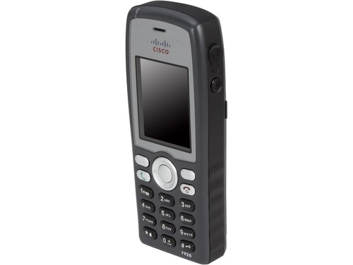 Cisco 7925G Bezprzewodowy telefon IP z ładowarką lub wtyczką zasilania - Zdjęcie 2 z 5
