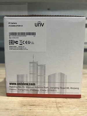 NEW!!! UNV Uniview IPC328SS-DF28K-I0 HD IP IR Fixed Dome Network Camera