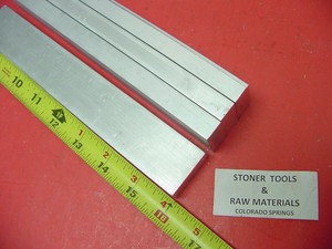4 Pieces Of Aluminum 6061-T6511 Flat Bar - 3/8" Thick X 1-1/2" Wide X 14" Long, USA Made Mill Stock