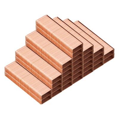 2 Pack Staples for Stapler 26/6 Standard 1/4 Inch Length Staples Rose Gold