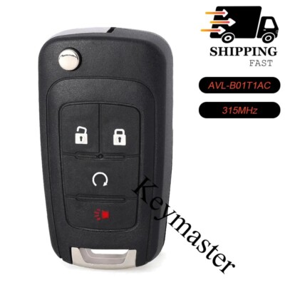 Flip Remote Key for Buick Encore for Chevrolet Equinox Trax 13501916 AVL-B01T1AC