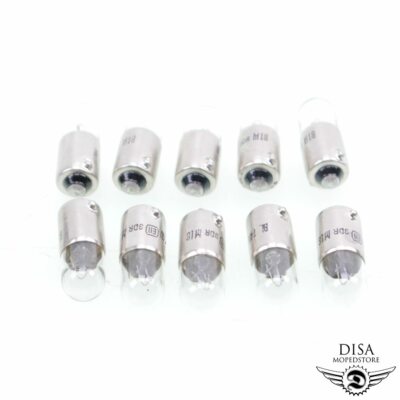 10 x 6V 4W BA9S Glühlampe Rücklicht Birne passend für Mofa Moped