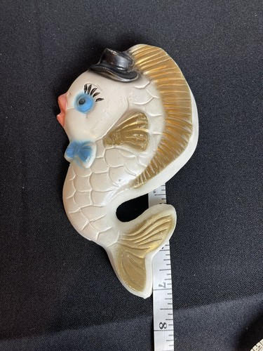 Cappello da ballo pesce gesso placca da parete papillon carino da appendere a parete Mcm - Foto 8 di 8