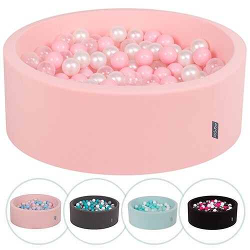 KiddyMoon New Soft Baby Ball Pit Foam Pool with 200/300 Balls,MultiColored