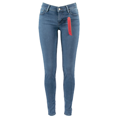 LEVI'S Damen Skinny Jeans 17780-0036 710 Super Skinny Blau / W26 L32 / Hose