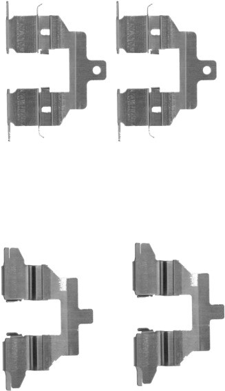 Mintex fitting kit fits Nissan Qashqai/Qashqai+2 2.0 dCi AWD 2013-2014 Rear Axle