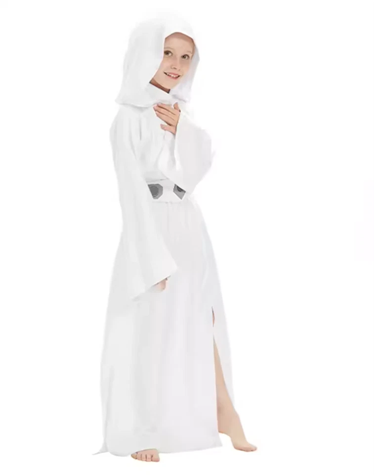 Star Wars Leia Organa Solo Juegos con disfraces Traje Completo Uniforme Halloween Fiesta Disfraces  Foto 3 de 4