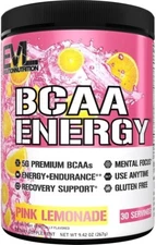 EVL EVLution Nutrition BCAA Energy Amino Acid Pre Workout - Pink Lemonade