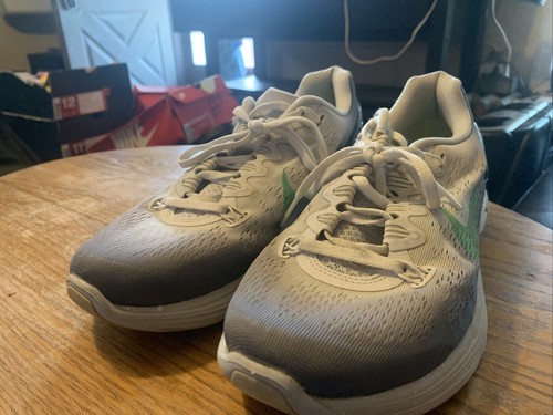Nike Lunar Glide 5 Damen Größe 9,5 Schuhe Sportschuhe grau/weiß - Bild 2 von 12