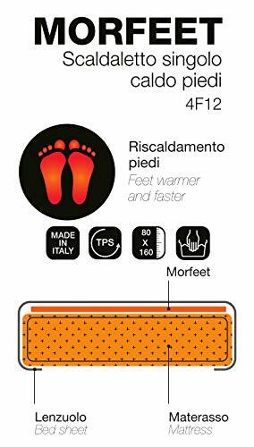 ARDES AR4F11 WÄRMEDECKE EINZELWÄRMER MORFEET 100% WOLLMISCHUNG 160X80 CM - Bild 4 von 5