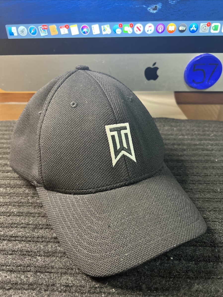 Golfer Vintage Tiger Woods Hat Y2K Nike Tiger Woods Hat Cap Black