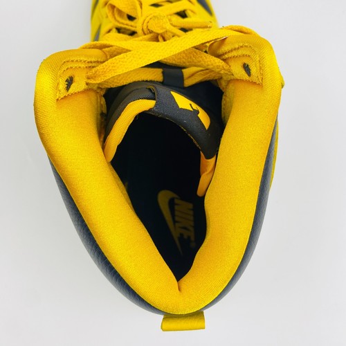 Wu-Tang Clan Nike Dunk High Retro PRM Black and Pollen HJ4320-001 Men's - Picture 6 of 12
