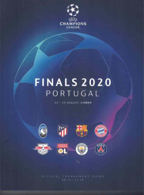 Fussball-Programmheft   19/20    CL  - Finals 2020  offizielles Gesamtprogramm
