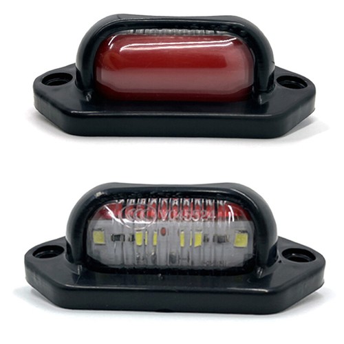 Car Truck Trailer Universal LED License Plate Light Number Plate Lamp 12V 2R2 - Picture 5 of 9