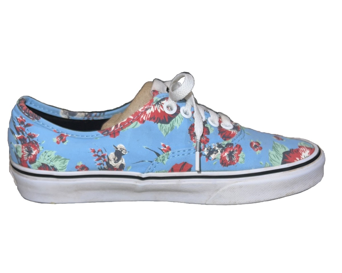 Vans Star Wars X Authentic Yoda Black Dagobah Print SB Mens Shoes US Size 11 NWT RARE? VANS x Star Wars YODA Aloha Floral Baby Blue Shoes  main image 2