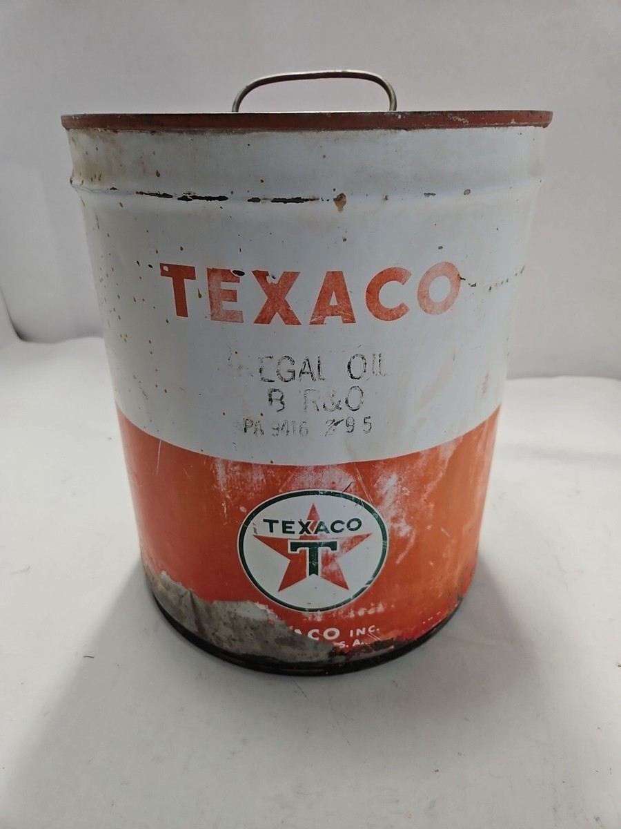 TEXACO オイル缶　ビンテージ　ガレージ　昭和　レトロ TEXACO オイル缶ビンテージガレージ昭和レトロ