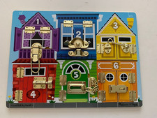 Melissa  Doug Latches Board Puzzle