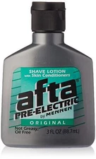 Afta Pre-Electric Shave Lotion With Skin Conditioners Original 3 oz (12 Pack)