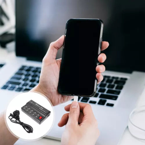 12 Port USB Type C Hub Charging Station Phone Charger Multi Dock Charger Adapter - Picture 8 of 14